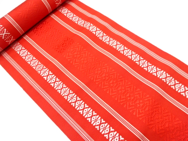 アンティーク　本場筑前博多　八寸帯地反物